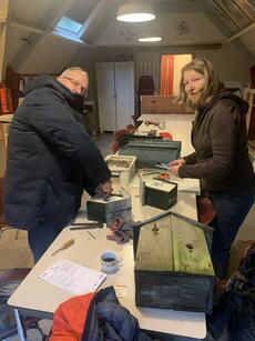 afbeelding klusdag in bijennatuurtuin