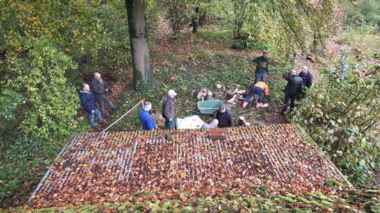 afbeelding klusdag in bijennatuurtuin